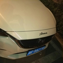 Mazda Atez letter sticker tail logo personalized modification 3D solid metal custom-made decorative stickers