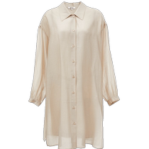 ONLY2024 new summer style fashionable lapel loose shoulder chiffon shirt for women) 124205021