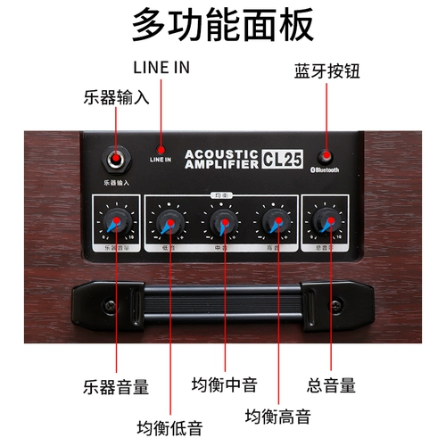Dino Minle Bluetooth -динамики CL25 Портативные гуцин -эрху аудиовизуальные Zither Stage Audio Audio