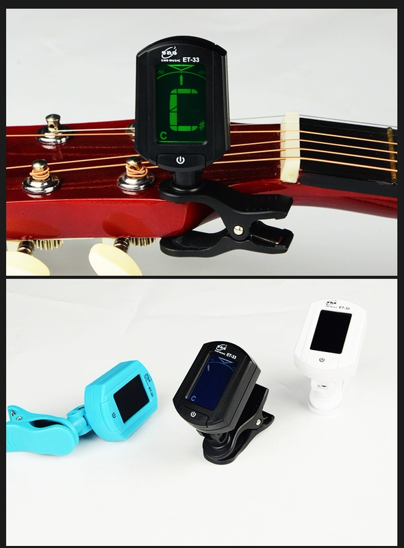 Inno guitar tuner dân gian acoustic guitar violin ukulele điều chỉnh phụ kiện âm nhạc trường - Phụ kiện nhạc cụ