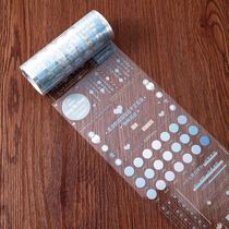 Salt creative text transparent Handbook sticker girl heart cheap collage diy decorative sticker sticker waterproof