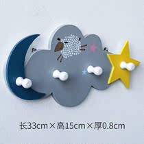 Creative wall decoration universal hook multi-functional door storage rack free punching coat hook