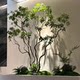 Simulated Horsewood Classy Landscaping Window Shopping Mall Simulated Green Plants Floor-Standing Landscaping Large Fake Tree Landscape Tree