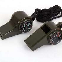 Outdoor Products 3-in-1 Whistle Lifesaving Whistle with Guide and Temperature Integrated Whistle Emergency Whistle