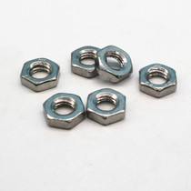 304 stainless steel thin hexagonal nut Ultra-thin hexagonal nut M4 thickness 2mmM5 thickness 2 7mm M6 thickness 3mm