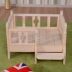 Kennel Teddy pet tổ chó giường mèo mèo mèo giường hàng ngày cần thiết giường rắn gỗ chó giường vật nuôi cung cấp mat gỗ đặc biệt cung cấp - Cat / Dog hàng ngày Neccessities
