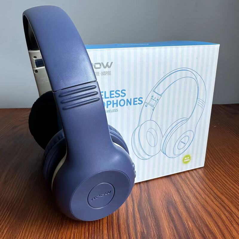 Mpow Bh441A Wireless Bluetooth Headset Qualcomm Qc3003 Chip Aux Connection Comfortable Headset