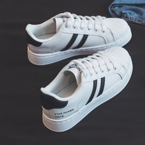 Small white shoes 2022 new womens shoes summer explosion shell head and board shoes breathable net red in tide shoes