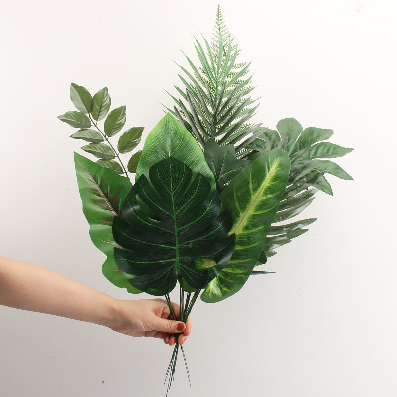 ins Nordic style simulation turtle leaf monolithic green creative home shooting props Wedding photography background decoration