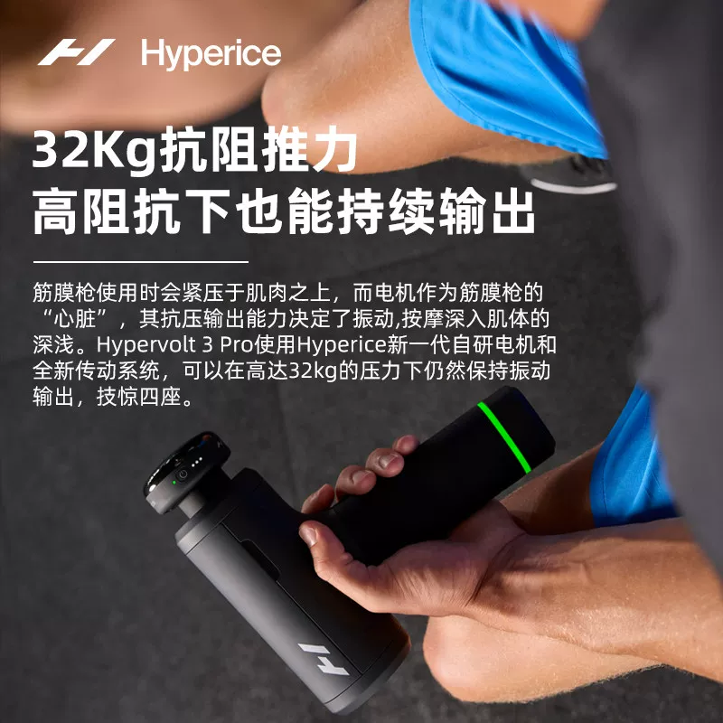 Профессиональный портативный массажер для фасций Hyperice, массажёр для мышц Hypervolt3.0pro, шейная маска-пистолет