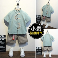 Ханьфу, костюм мальчика цветочника, тонкая летняя летняя одежда, летний этнический детский комплект, детская одежда, этнический стиль, китайский стиль