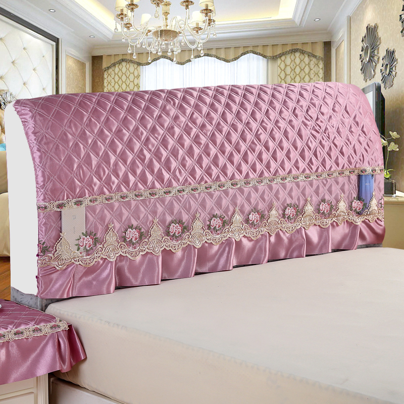 giường bụi 1.8m2m đặt giường ngủ bìa đơn giản hiện đại châu Âu bao gồm tất cả đàn hồi bảo vệ tay áo gỗ bìa tủ - Bảo vệ bụi phủ máy giặt