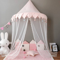 Wahaha House Childrens Tent Reading Corner Princess Room Girly Heart Mosquito Net Kindergarten Playhouse Half-Moon Tent