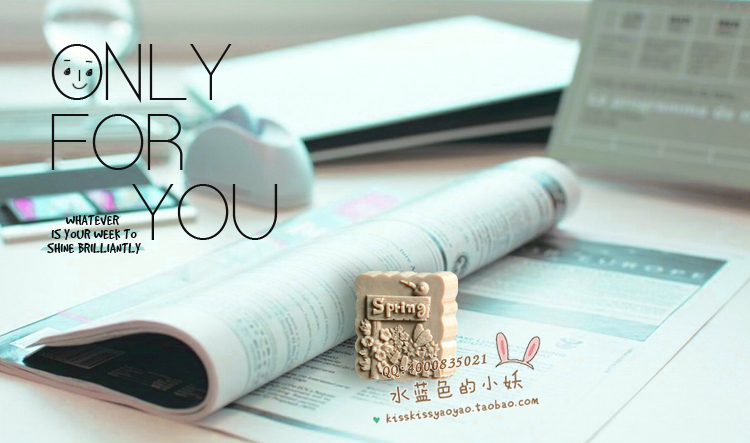 B1119diy mùa xuân, mùa hè, mùa thu và mùa đông mềm silicone cao su silicone khuôn khuôn xà phòng thủ công sô cô la fondant pudding muối khắc nhựa khuon banh trung thu