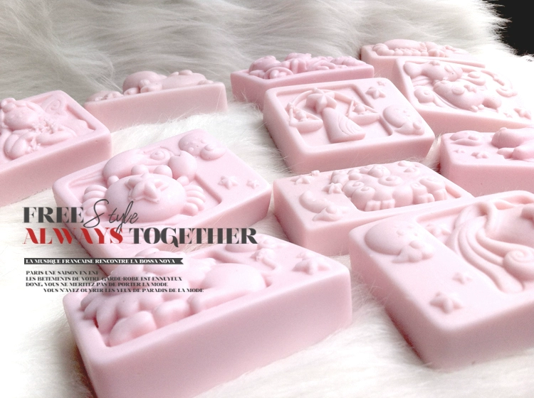 B1183diy chòm sao thủ công xà phòng mềm silicone khuôn xà phòng xà phòng kẹo mềm sô cô la đặc biệt sữa mẹ xà phòng đặc biệt khuôn silicon