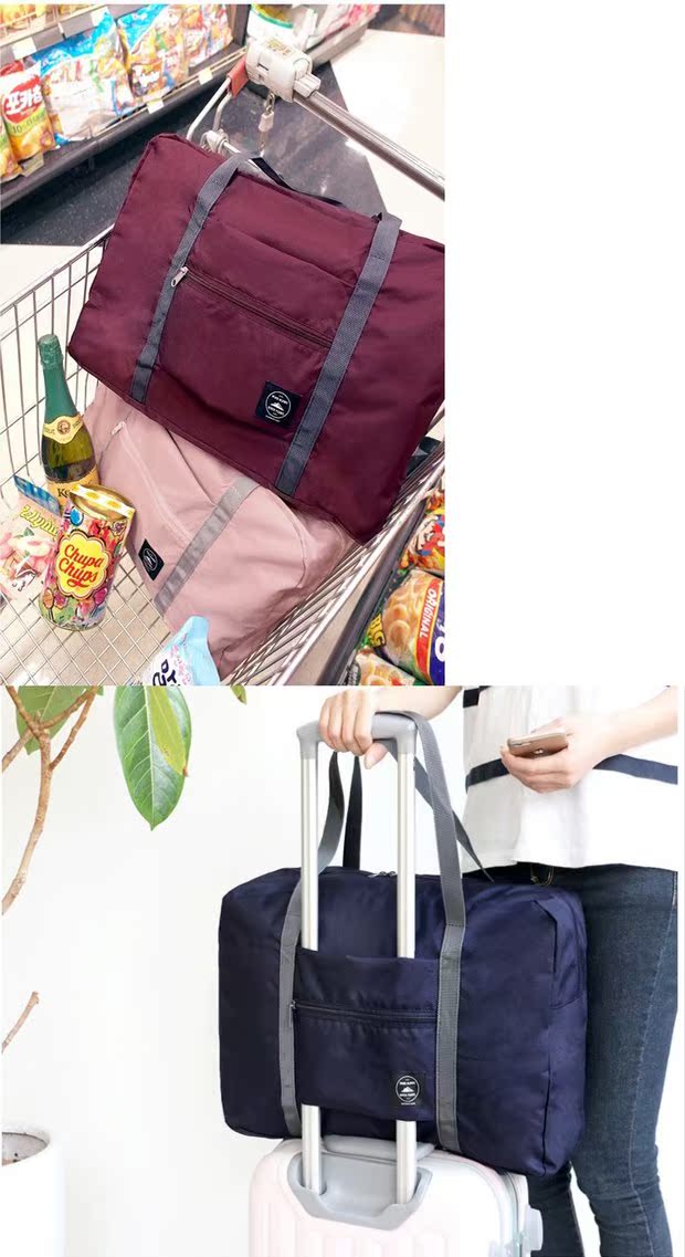 Túi xách tay du lịch túi xe đẩy túi duffel túi lưu trữ du lịch công suất lớn ngắn vai túi nữ không thấm nước gấp túi túi trống du lịch
