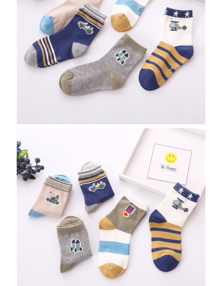 Mùa thu và mùa đông trẻ em mới vớ cotton cotton bé trai và bé gái 3-5-7-9 tuổi không có vớ xương trẻ em lớn vớ cotton shop thời trang trẻ em
