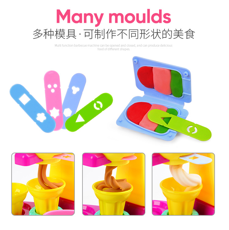 Đất sét siêu nhẹ plasticine không độc hại đất sét màu đất sét đồ chơi trẻ em thiết lập câu đố chơi nhà khuôn - Đất sét màu / đất sét / polymer đất sét, đồ chơi cho bé trai