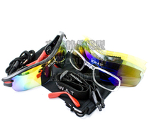 SWAT Counterterrorism Elite Goggle Outdoor Sports Riding Sunglasses Dazzling Coated 5 lenses