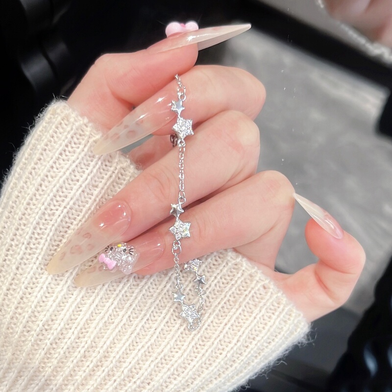 Gypsophila Bracelet for Women S999 Sterling Silver Light Luxury Niche Exquisite 2026 New Star Jewelry Best Friend Birthday Gift