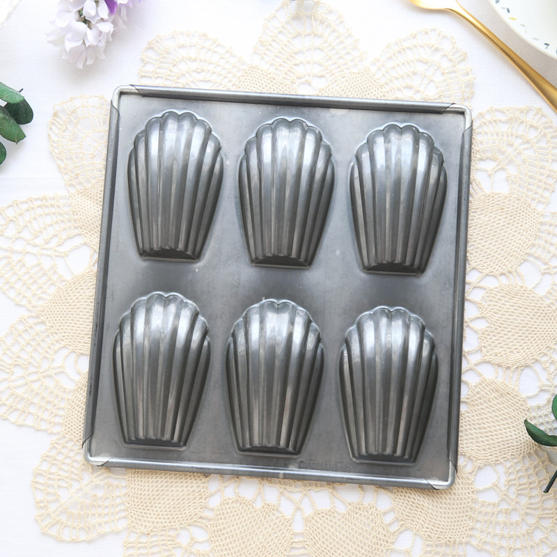Japan imported IDEAL 6 silicon processing non - stick shell cake mold Madeleine cake mold