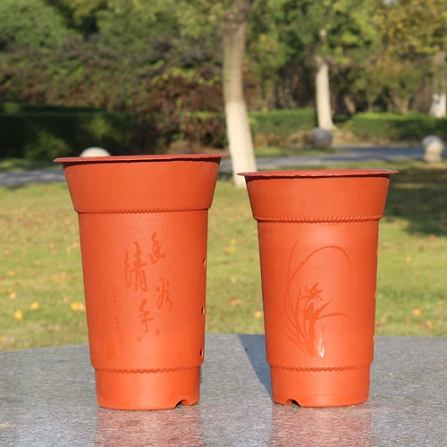 Пластиковый керамический цветочный горшок, прямые продажи с завода, увеличенная толщина, орхидея