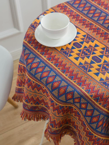 Экспортная внешняя торговля, богемная ретро-стиль, прямоугольная скатерть для обеденного стола, маленькая круглая скатерть, коврик для журнального столика, крышка шкафа