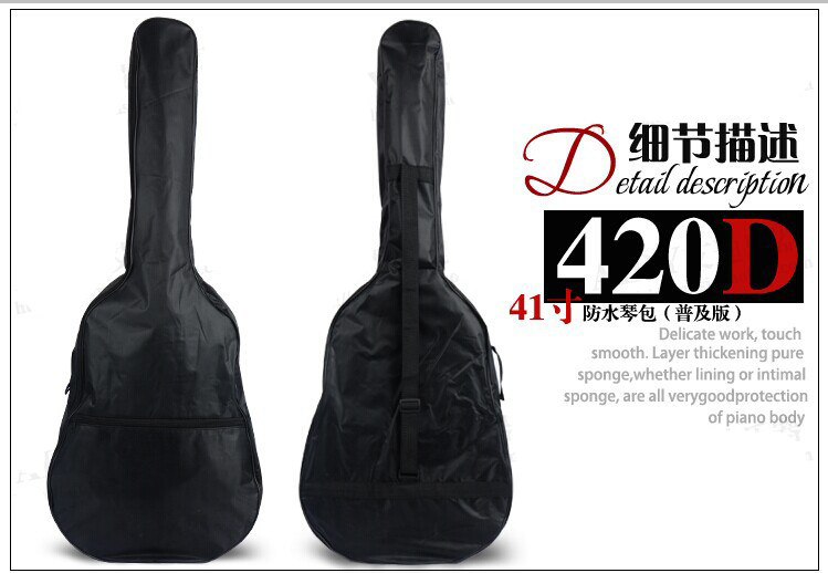 38 Inch Guitar Pack 40 Inch Violin Bag Box Waterproof Guitar Bag Folk Guitar Bag 41 inch Guitar Hooded bag