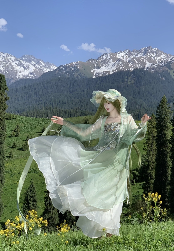 【Worry-Free Hanfu】Little Lily's New Han-Style Summer Dress, Fairy Dress, Ancient Costume, Fairy Clothing, Han-Yang Fusion 【Worry-Free Hanfu】Little Lily's New Han-Style Summer Dress, Fairy Dress, Ancient Costume, Fairy Clothing, Han-Yang Fusion