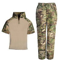 Камуфляжный, короткий рукав