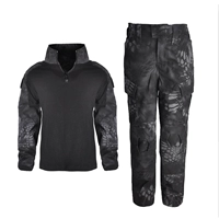 Black Python Pattern с длинным рукавом