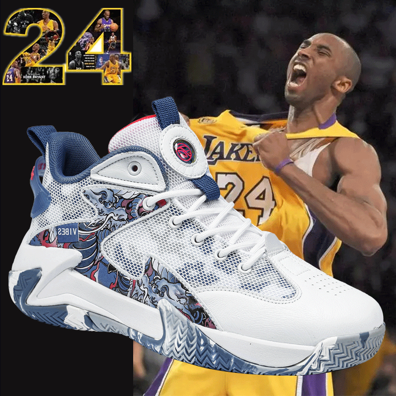 Real War Basketball Shoes Cosby summer style Li Ning VIP student Large child friction with sound midway mesh sneakers