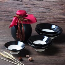 Imitation Ancient Wine Bowl Earth Bowl Ancient Wine Bowl Tutao Drinking Bowl Meng Brain Bowl Bowl Movie Props Bowl Button Bowl steaming Bowl