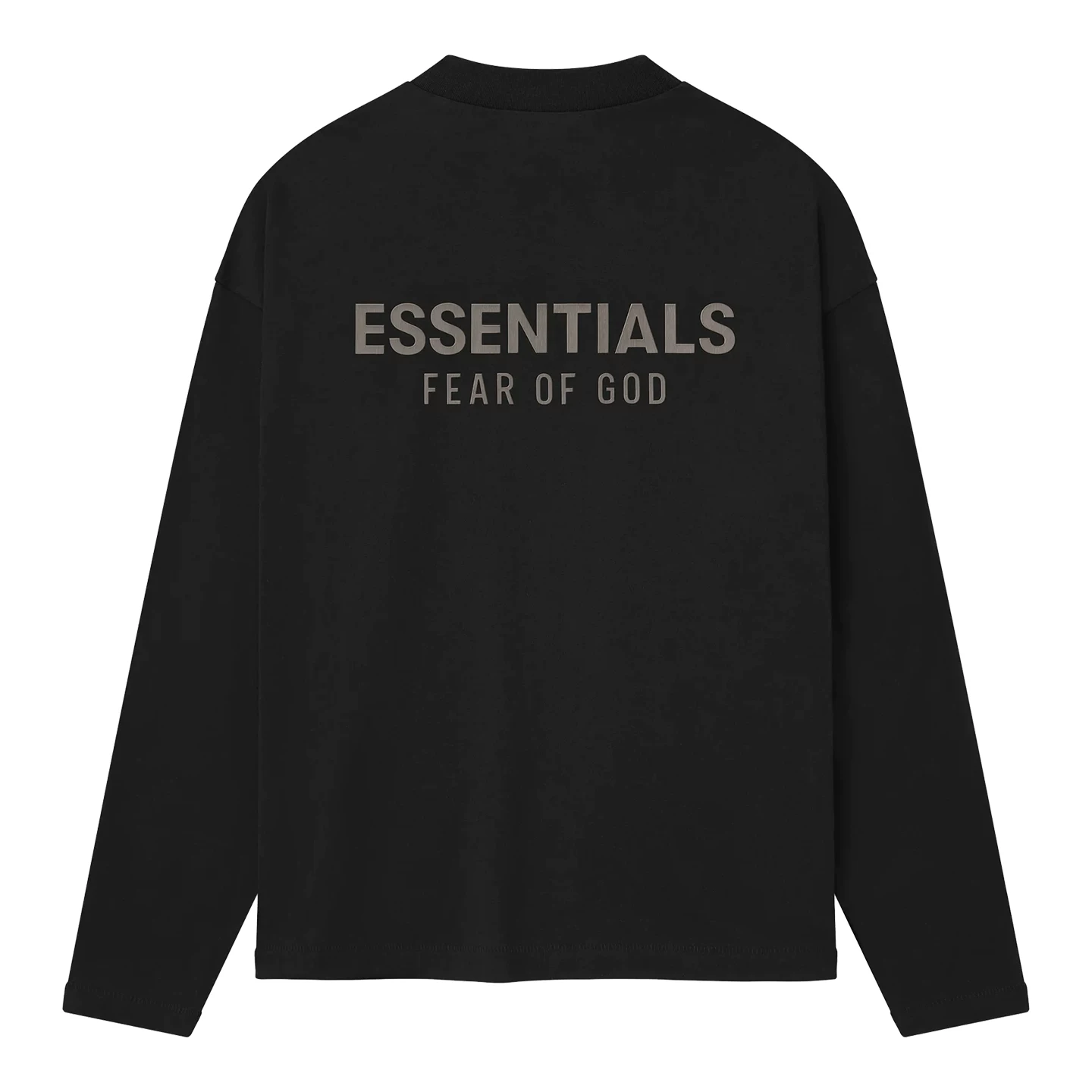 Я не модный FOG ESSENTIALS Сезон 9 Двойная линия высокий уличный повседневный свободный металлPressed круглый вырез длинный рукав мужчина