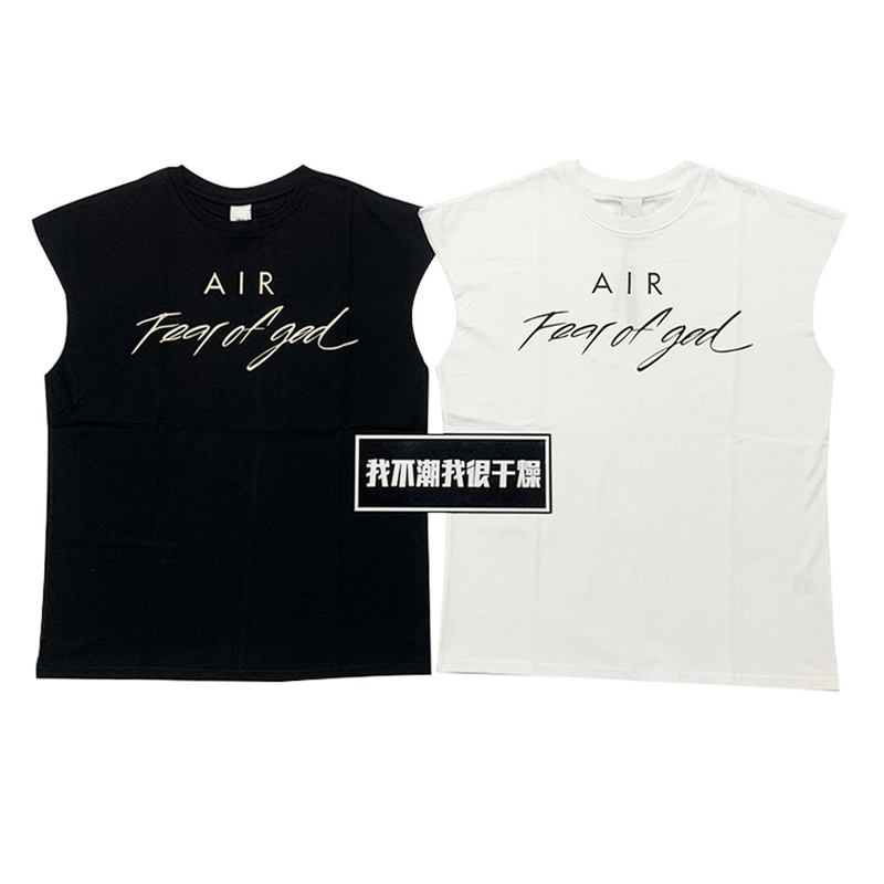 Fog Air Collaboration High Street American Style Loose Casual Sleeveless Vest Tank Top Fog Air Collaboration High Street American Style Loose Casual Sleeveless Vest Tank Top