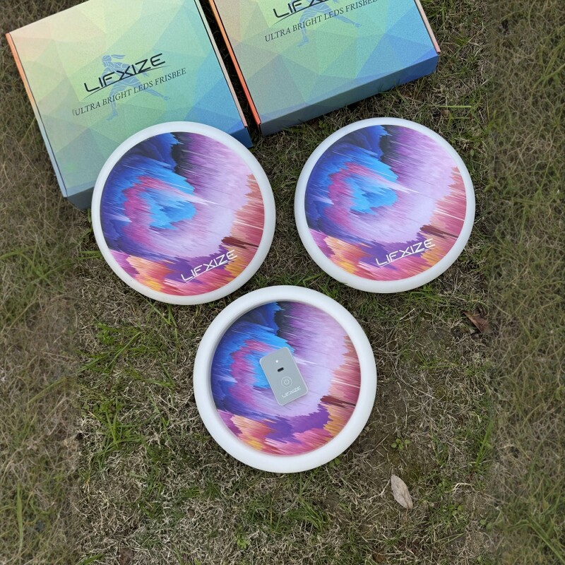 🎉 A must-have for summer! three-color led light beach frisbee, a new ...