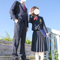 Школьная форма 春秋一粒扣小西装韩版女装男女生学院风校服套装jk制服情侣装班服