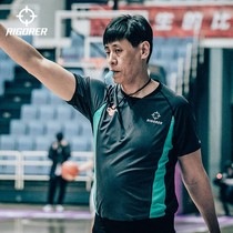 Accurate referee uniform CUBA sponsored basketball top t sports breathable summer thin professional referee uniform equipment