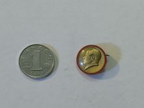 Antiques and cultural relics collection: Chairman Mao badge (plastic material) 1 6*1 6cm #0092