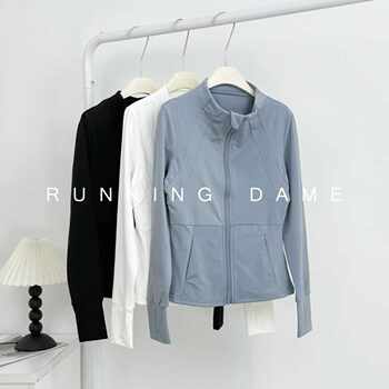 Women's high-end stand-up collar quick-drying yoga clothes