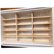 Containing Finishing Solid Wood Wardrobe Partition free combined bezel drawers Separated Plate Sheet Socks Plaid underwear