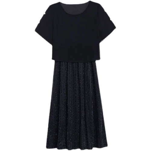 Элегантный комплект для матери, элитная юбка, летнее шифоновое платье, большой размер