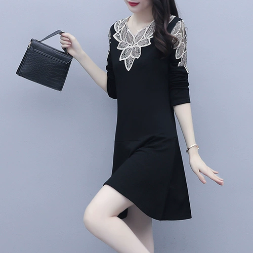 Утепленное демисезонное платье, юбка, яркий броский стиль, большой размер