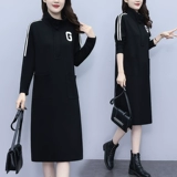 Демисезонная модная юбка, платье, большой размер, в западном стиле, популярно в интернете