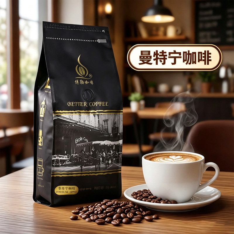Boler Indonesian Sumatra Mandheling Coffee Beans Wet Process Medium Roast Single Origin Freshly Roasted 454g