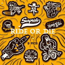 RideOrDie sticker original motorcycle waterproof sticker personality trend car sticker scratch cover wonderful driving