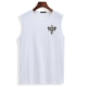 Áo thun không tay nam cotton vest thể thao đào tạo vest mồ hôi cộng với phân bón để tăng bóng rổ thể thao không tay - Áo vest cotton áo ghi lê nhiều túi