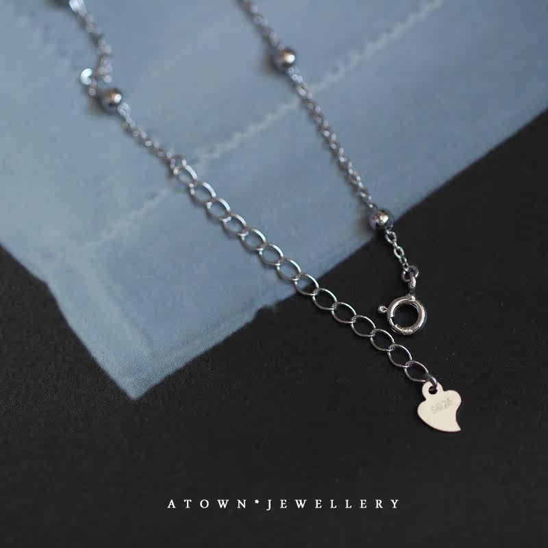 Bracelet de cheville Femme ATOWN en Argenterie - Ref 3103392 Image 5