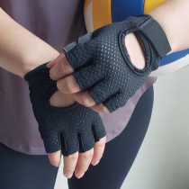May fitness gloves female non-slip yoga exercise thin summer half finger equipment training dynamic bicycle sports wrist guard