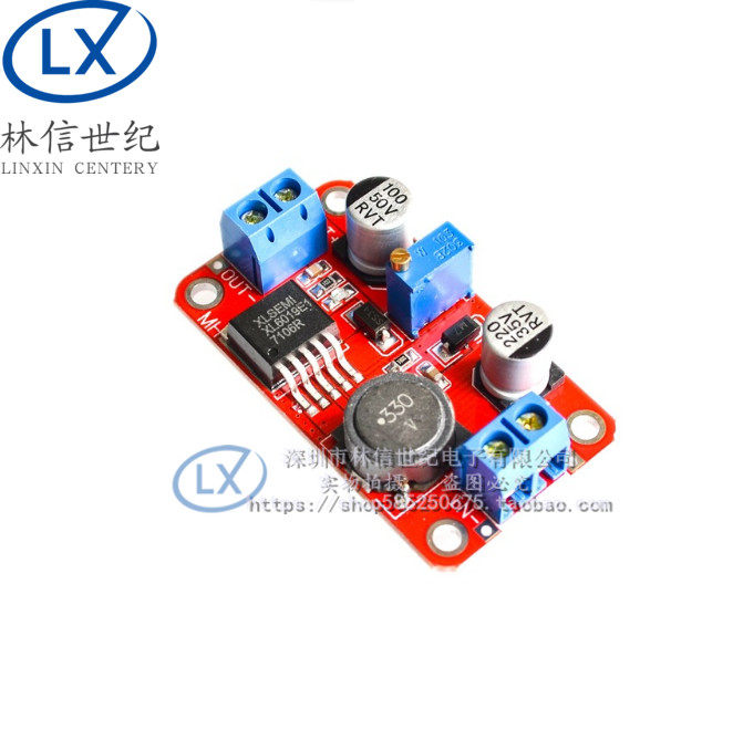 XL6019DC-DC5A current high power adjustable boost power module super XL6009 LM2577 upgrade version